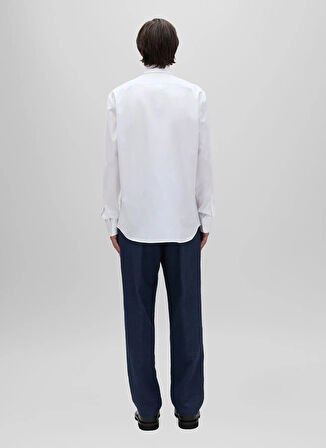 Aspesi Regular Fit Gömlek Yaka Beyaz Erkek Gömlek A CE36 C118