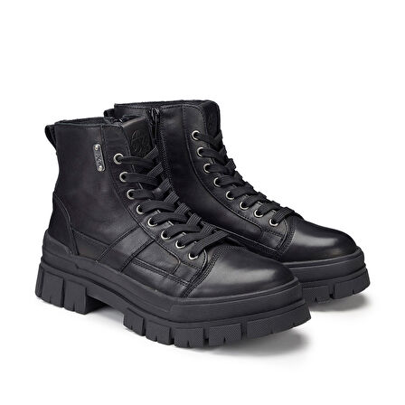 Kadın Bot OXW202302 OXS KYLA 2023 MID W LEATHER Black