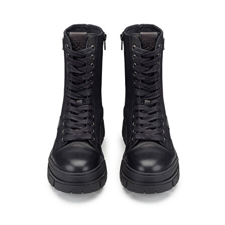 Kadın Bot OXW202601 OXS KYLA 2026 MID W LEATHER/NYLON Black