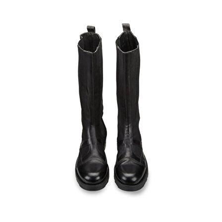 Kadın Çizme OXW002600 OXS FRANK 0026 BOOT D NYLON/LEATHER Black