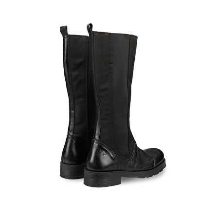 Kadın Çizme OXW002600 OXS FRANK 0026 BOOT D NYLON/LEATHER Black