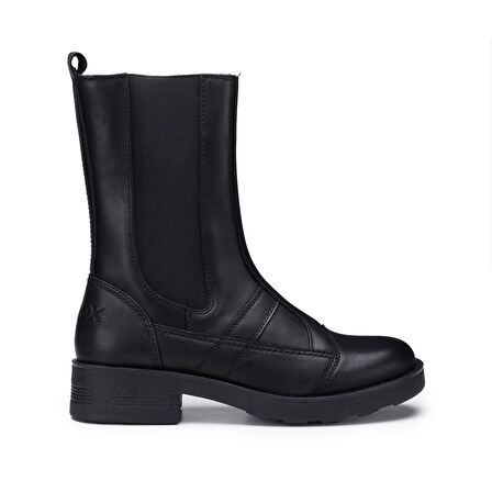 Kadın Çizme OXW002900 OXS FRANK 0029 MID W LEATHER Black