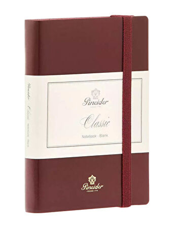 Pineider Defter Classic 11x16 cm Bordeaux CNBL001S052