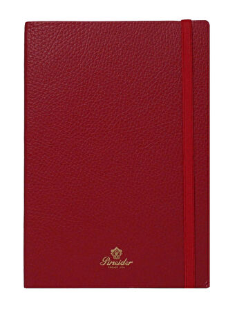 Pineider Defter Pop 14,5x21 cm Fire Kırmızı Gold CNLL002M601