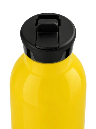 Mamawata Yellow Pipetli Çocuk Termos Matara 470 ml Paslanmaz Çelik Sızdırmaz Yalıtımlı Suluk