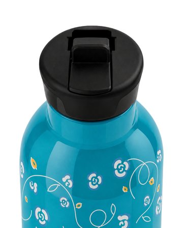 Mamawata Twilight Pipetli Çocuk Termos Matara 470 ml Paslanmaz Çelik Sızdırmaz Yalıtımlı Suluk