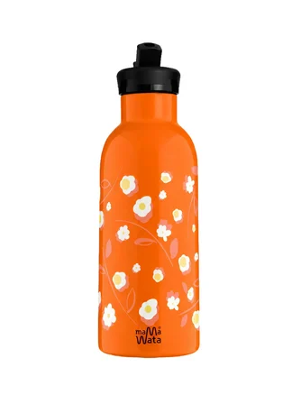 Mamawata Sunlight Pipetli Çocuk Termos Matara 470 ml Paslanmaz Çelik Sızdırmaz Yalıtımlı Suluk