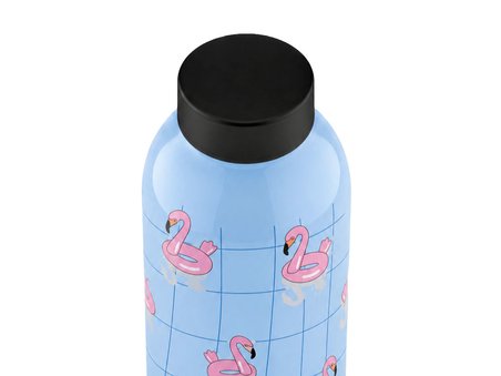 Mamawata Flamingos Paslanmaz Çelik Termos Matara 470 ml Sızdırmaz Yalıtımlı Suluk