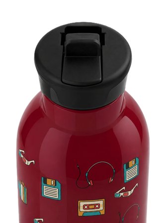 Mamawata Retro Hit Pipetli Çocuk Termos Matara 470 ml Paslanmaz Çelik Sızdırmaz Yalıtımlı Suluk