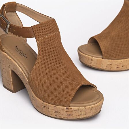 Kadın Sneaker E115820D NeroGiardini VELOUR TABACCO