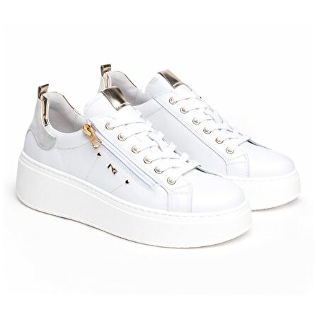 Nero Giardini  Kadın Sneaker E218222D 707 NeroGiardini Scarpa Donna  Bianco