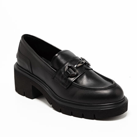 Nero Giardini  Kadın Oxford ( Klasik) I513980D 100 NeroGiardini GUANTO NERO EVA URBANA Nero 12 +