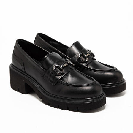 Nero Giardini  Kadın Oxford ( Klasik) I513980D 100 NeroGiardini GUANTO NERO EVA URBANA Nero 12 +