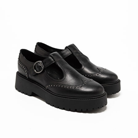 Nero Giardini  Kadın Oxford ( Klasik) I514000D 100 NeroGiardini GUANTO NERO TR TAVERNA 7724 LIGH Nero