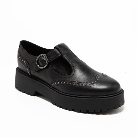 Nero Giardini  Kadın Oxford ( Klasik) I514000D 100 NeroGiardini GUANTO NERO TR TAVERNA 7724 LIGH Nero