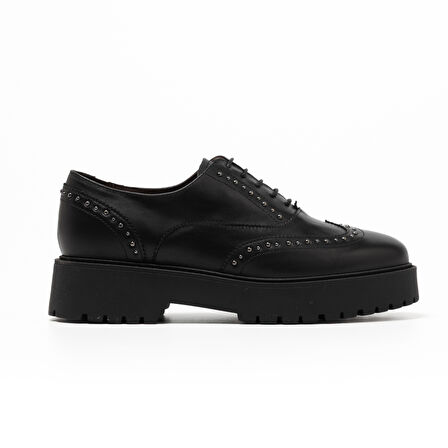 Nero Giardini  Kadın Oxford ( Klasik) I514001D 100 NeroGiardini GGUANTO NERO TR TAVERNA 7724 LIGH Nero