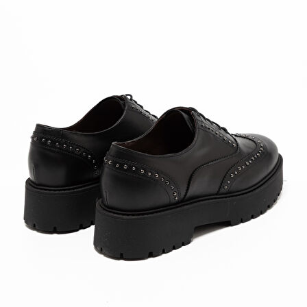 Nero Giardini  Kadın Oxford ( Klasik) I514001D 100 NeroGiardini GGUANTO NERO TR TAVERNA 7724 LIGH Nero
