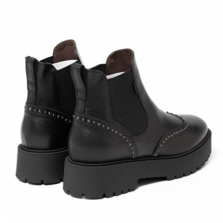Nero Giardini  Kadın Bot I514002D 100 NeroGiardini GUANTO NERO TR TAVERNA 7724 LIGH Nero
