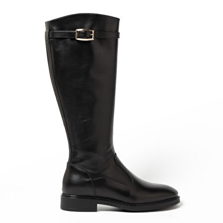 Nero Giardini  Kadın Çizme I514713D 100 NeroGiardini GUANTO NERO TR POMEZIA 9741/003 Nero