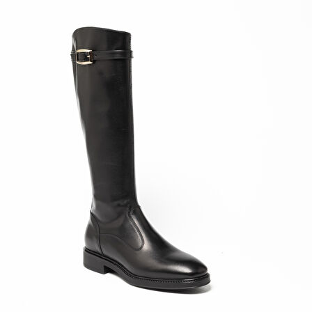 Nero Giardini  Kadın Çizme I514713D 100 NeroGiardini GUANTO NERO TR POMEZIA 9741/003 Nero