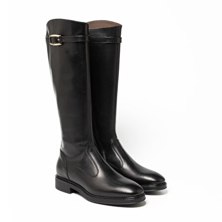 Nero Giardini  Kadın Çizme I514713D 100 NeroGiardini GUANTO NERO TR POMEZIA 9741/003 Nero