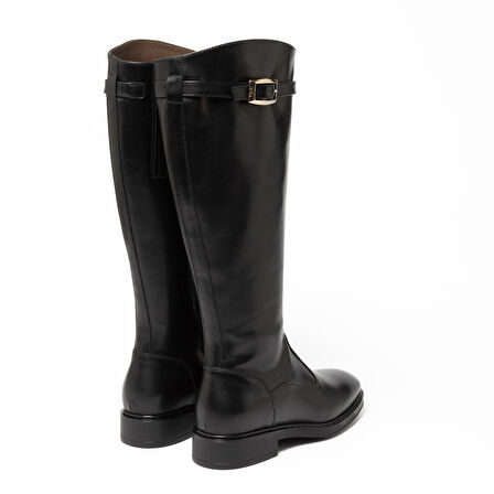Nero Giardini  Kadın Çizme I514713D 100 NeroGiardini GUANTO NERO TR POMEZIA 9741/003 Nero
