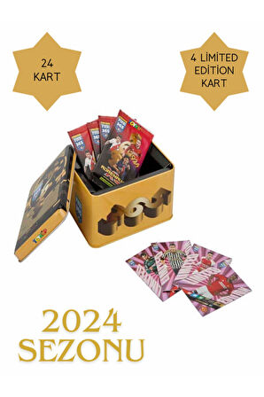 Adrenalyn Fifa 365 - 2024 Trading Card Tin Box - Metal Kutulu Futbolcu Kartları