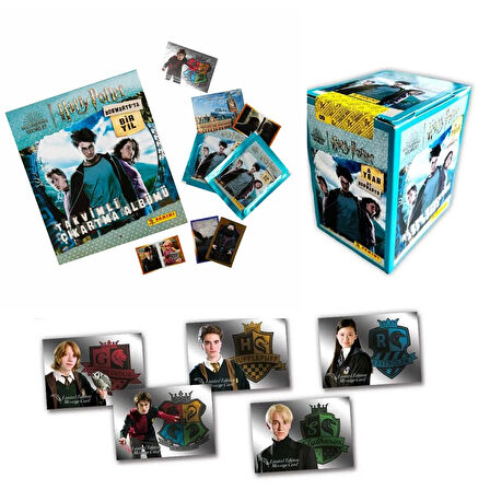 Panini Harry Potter A Year At Hogwarts Sticker Takvim Koleksiyon Albümü + 52 Paket Kart