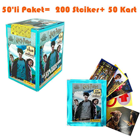 Panini Harry Potter A Year At Hogwarts Sticker Takvim Koleksiyon Albümü + 52 Paket Kart