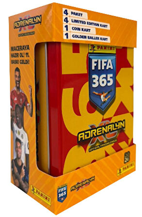 FIFA 365 ADRENALYN 2026 TIN BOX - 1 FIFA 365 ADRENALYN 2026 TIN BOX - 2 FIFA 365 ADRENALYN 2026 TIN BOX - 3 Panini FIFA 365 ADRENALYN 2026 TIN BOX