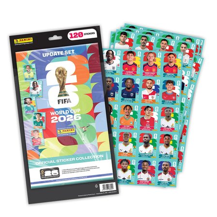 Panini FIFA World Cup 2026 Update Set 120 Sticker Resmi Dünya Kupası Güncelleme Koleksiyonu