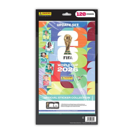 Panini FIFA World Cup 2026 Update Set 120 Sticker Resmi Dünya Kupası Güncelleme Koleksiyonu