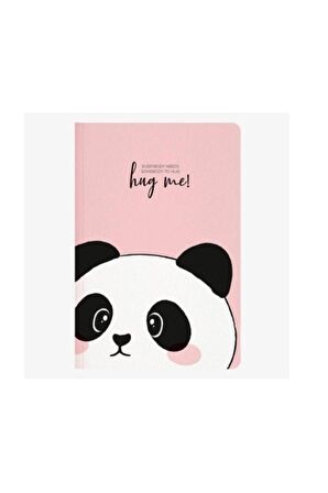 Çizgili Defter Hug Me Medium Kalin Kapak