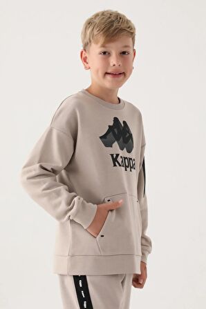 Kappa Erkek Çocuk Kum Sweatshirt