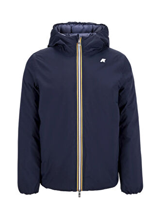 K-Way Mavi - Gri Erkek Mont K8127WW_JACK ST THERMO DOUBLE