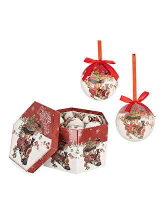 Qınlee Yılbaşı Ağaç Süsü 14 Adet 7,5cm