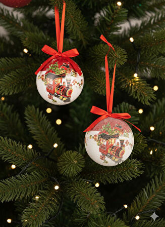 Qınlee Yılbaşı Ağaç Süsü 14 Adet 7,5cm