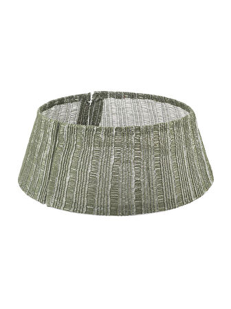 Lumy Yeşil Yılbaşı Ağaç Altı Eteği Metal 52-67*25cm