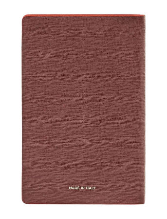 Pineider Defter Milano 9x14 cm Wine Kırmızı Gold CNS1S099106378