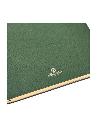 Pineider Defter Milano 19x25 cm Yeşil Gold CNL1S099108374