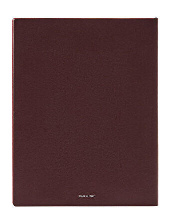 Pineider Defter Milano 19x25 cm Kırmızı Gold CNL1S099108378