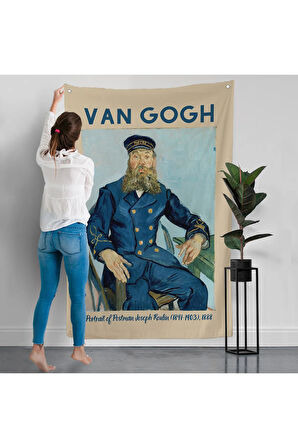 Vincent van Gogh – Postacı Joseph Roulin’in Portresi Duvar Örtüsü-8051