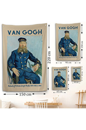 Vincent van Gogh – Postacı Joseph Roulin’in Portresi Duvar Örtüsü-8051
