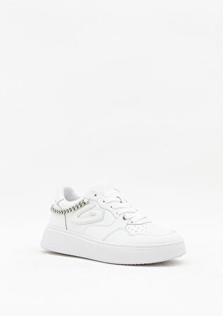 Guardiani New Era 0156 Kadın -Beyaz Deri Sneaker