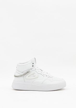 Guardiani New Era 0157 Kadın Beyaz Deri Sneaker