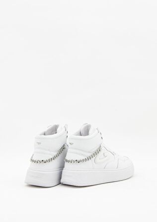 Guardiani New Era 0157 Kadın Beyaz Deri Sneaker