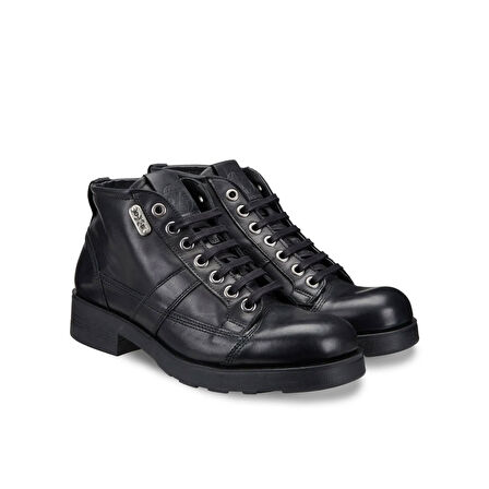 Erkek Bot OXM003600 OXS FRANK 0036 MID M  LEATHER Black