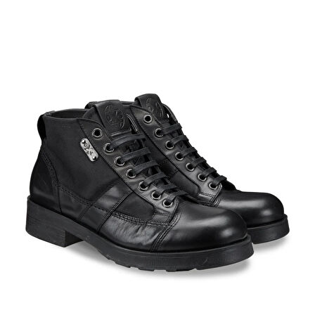 Erkek Bot OXM003606 OXS FRANK 0036 MID M LEATHER/NYLON Black