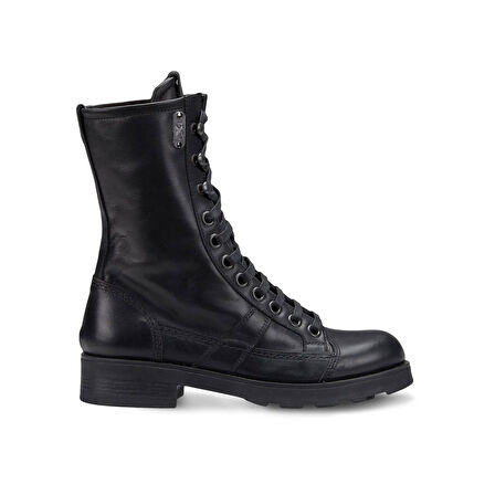 Kadın Çizme OXW002100 OXS FRANK 0021 MID D LEATHER Black