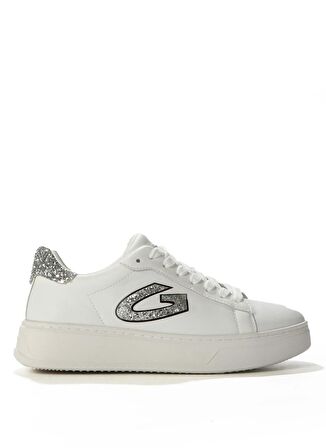 Beyaz - Gümüş Kadın Sneaker G03G100018